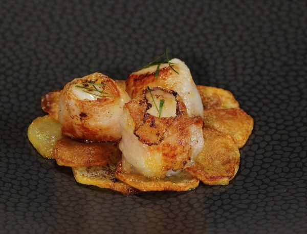 Coquilles saint-Jacques au lard et au citron