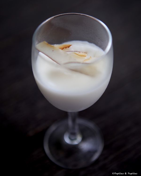 Crèmes desserts au lait de coco