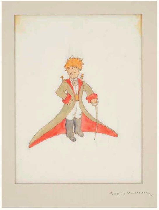 La plus célèbre aquarelle de Saint-Exupéry exposée au Musée des Arts Décoratifs