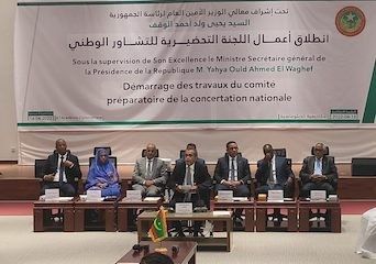 - Dialogue Mauritanie: le comité a adopté trois thèmes principaux et la liste des participants