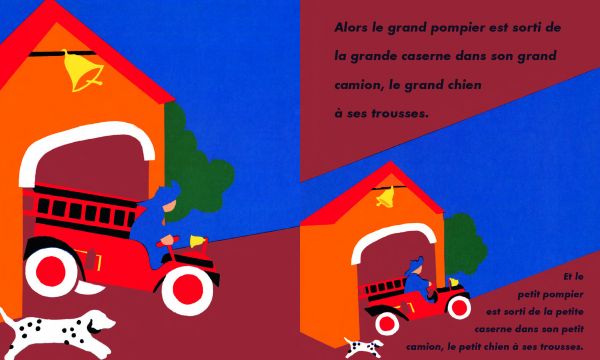 Margaret Wise Brown, Esphyr Slobodkina, "Le petit pompier " (Didier Jeunesse) : Petit et grand
