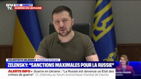 Volodymyr Zelensky estime que l'Ukraine a besoin "d'au moins 5 milliards de dollars par mois" pour résister