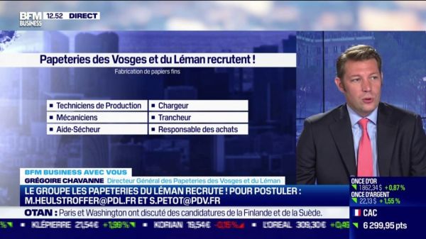 Papeteries du Léman et des Vosges recrutent