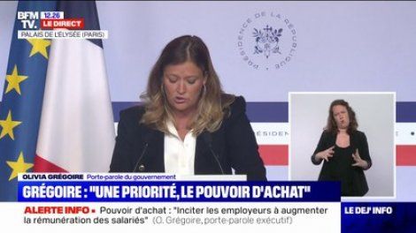"Élisabeth Borne sera concernée": Olivia Grégoire confirme que la Première ministre démissionnera si elle n'est pas élue dans sa circonscription aux législatives