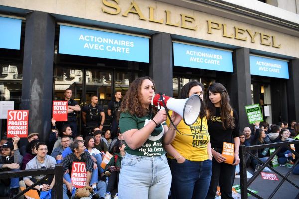 L'assemblée générale de TotalEnergies perturbée par des militants écologistes