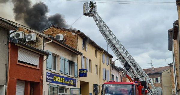 Fait-Divers. Un incendie dans le centre de Saint-Laurent-sur-Saône