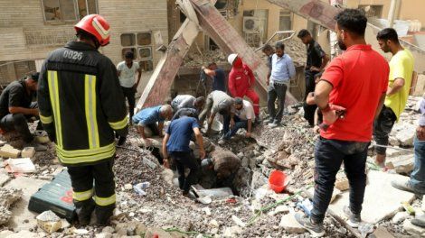 Effondrement d'un immeuble en Iran: le bilan monte à 18 morts