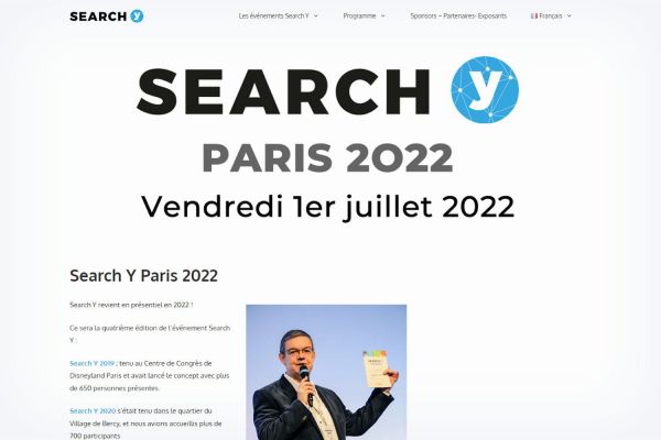 Search Y Paris : profitez du code promo du JDN pour l'évènement search marketing