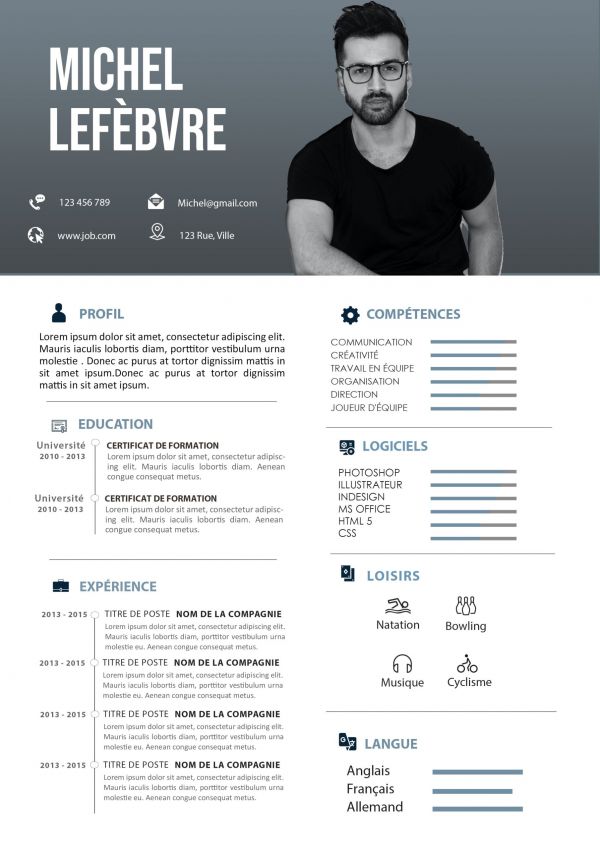 CV Moderne Doc Gratuit à Télécharger - Emploi et Formation