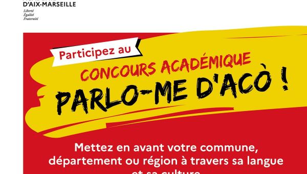 Parlo-me d'acò : premier concours académique de provençal dans l'Académie d'Aix-Marseille en 2022