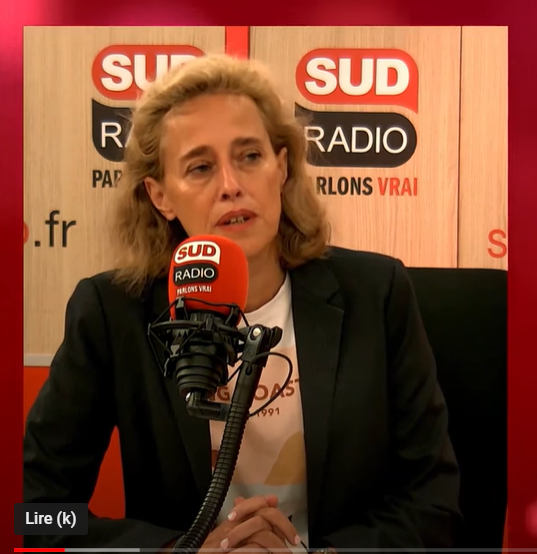Alexandra Henrion Caude parle des effets secondaires des "vaccins" contre le Covid à l'antenne de Sud Radio