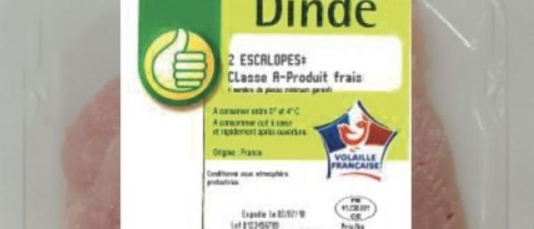 Plusieurs lots d'escalopes de dinde vendus dans les magasins Aldi, Auchan et Lidl rappelés car ils peuvent contenir des "corps étrangers métalliques ou en plastique"