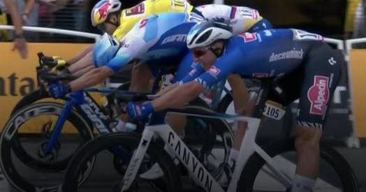 Tour de France 2022. Quatre coureurs sur la même ligne : l'incroyable photo finish de la 3e étape