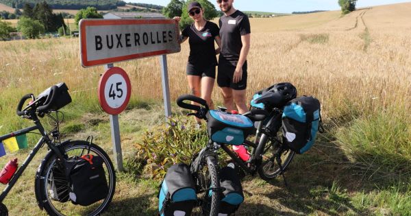 Buxerolles. Jusqu'en Asie à vélo, le pari un peu fou de ce jeune couple