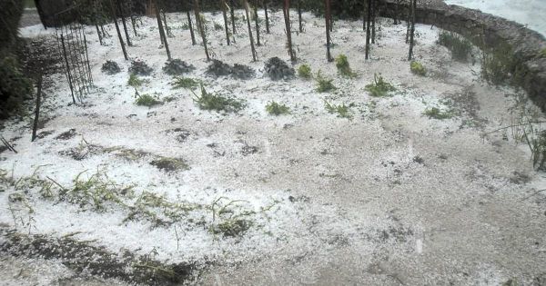 Loire. Un violent orage de grêle s'abat sur la vallée du Gier