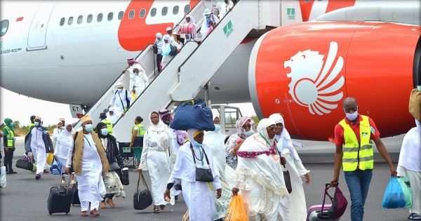 Moroni : Arrivée du premier vol des pèlerins Comoriens