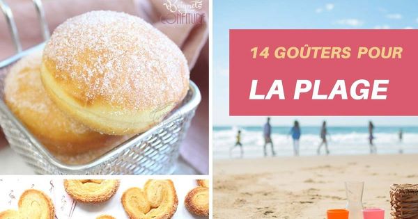 14 recettes de goûters pour la plage