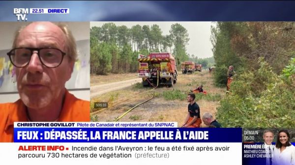 Christophe Govillot (SNPNAC): "Nous sommes en manque cruel de commandants de bord sur Canadair"