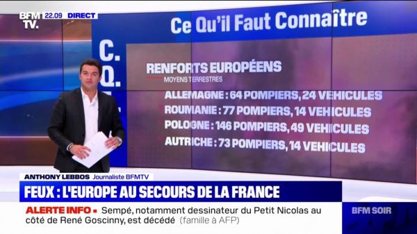 Le point sur les moyens déployés pour lutter contre les incendies
