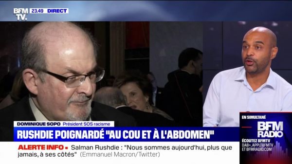 Dominique Sopo: "Salman Rushdie est une personne qui est aux antipodes de l'image de démonisation que certains ont voulu donner de lui"
