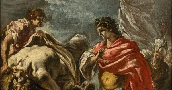 Une esquisse de Pellegrini pour Soissons