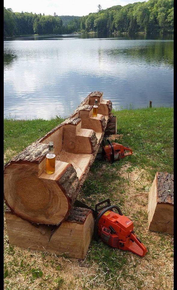 60 objets déco à faire avec des troncs d’arbre