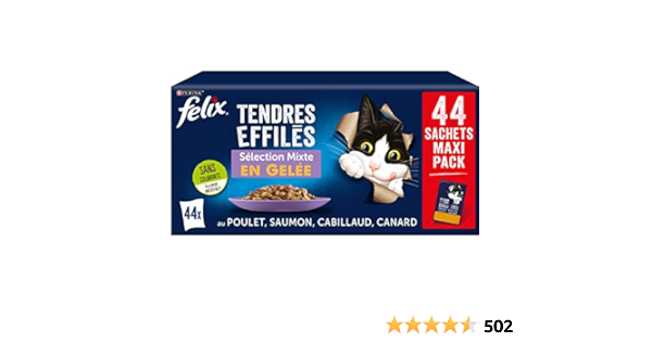 Felix Tendres Effilés en Gelée - Sélection Mixte 44x85g