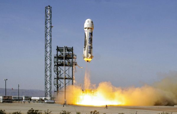 Échec du vol New Shepard de Blue Origin, la capsule est saine et sauve