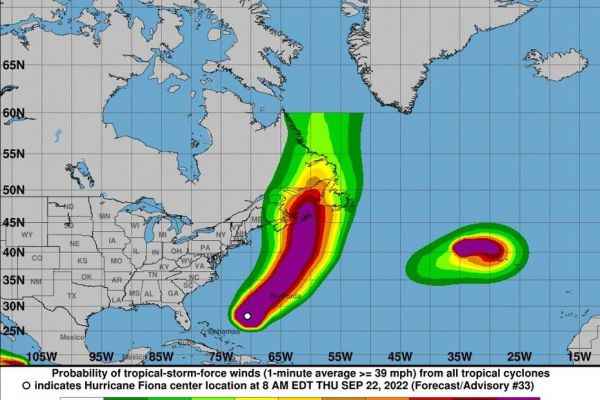 Ouragan Fiona : Les autorités de Saint-Pierre et Miquelon restent vigilantes