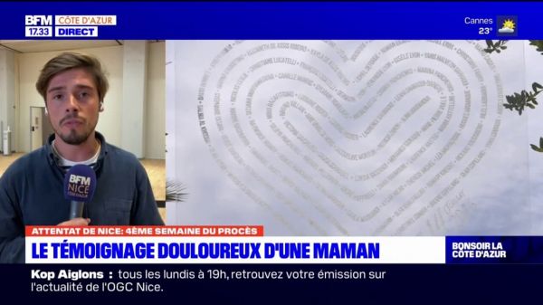 Attentat de Nice: le long et douloureux témoignage d'une mère endeuillée