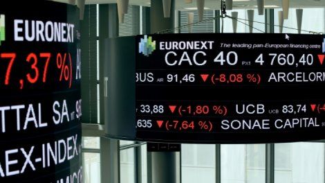 Après une séance très volatile, les Bourses européennes finissent en petite hausse
