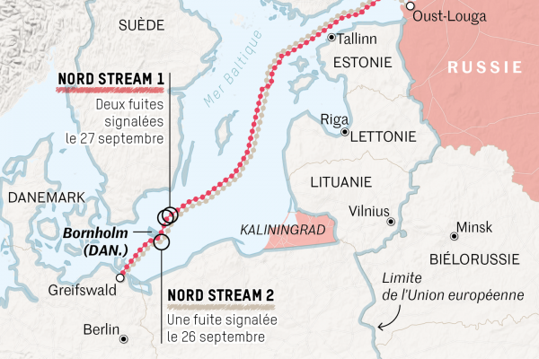 Sabotage présumé de Nord Stream : Suède et Finlande soupçonnent une intervention étrangère, la Russie se défend