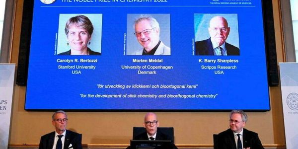 Le prix Nobel de chimie 2022 récompense deux Américains et un Danois