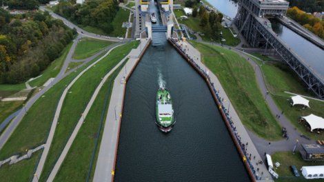 Entre la Baltique et Berlin, les bateaux prennent l'ascenseur