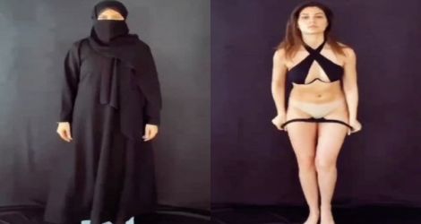 Elle se met à nue pour défendre la liberté de la femme (My body my choice)