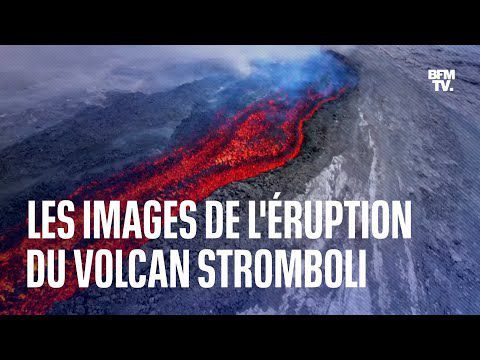 En Italie, le volcan Stromboli est entré en éruption avec une coulée qui descendait vers la mer ce dimanche, la rencontre entre l'eau et la lave a donné lieu à des images impressionnantes [...]