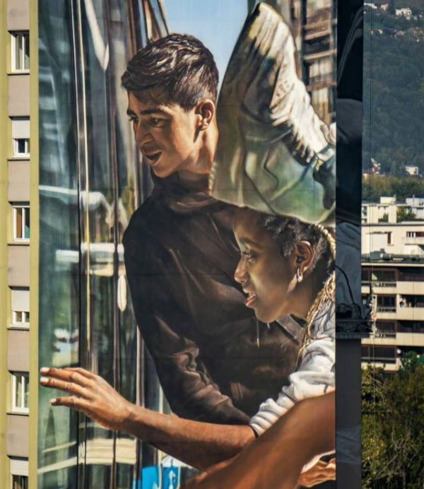Guido Van Helten ///  Pour le Street Art Fest, Grenoble – Alpes, France