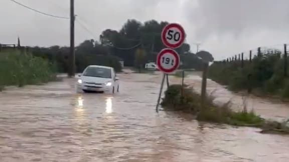Fortes pluies: un déluge record recensé dans l'Hérault
