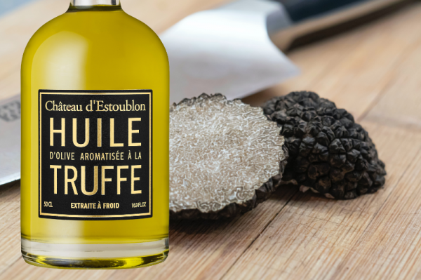 L'huile d'olive à la truffe par Estoublon