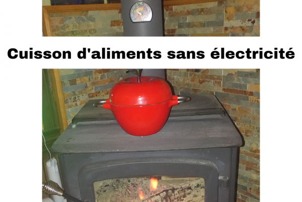 Expérimenter la cuisson d'aliments sur le poêle à bois: tout un projet!