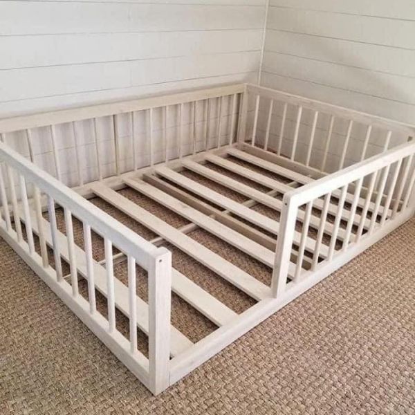 L'idée de ce lit au sol pour enfant est géniale