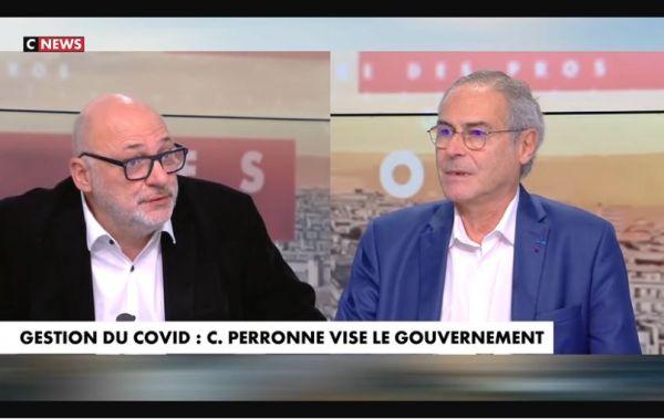 Opération lynchage sur CNews. Le Pr Perronne assumant être « complotiste », on le traite de « négationniste »…