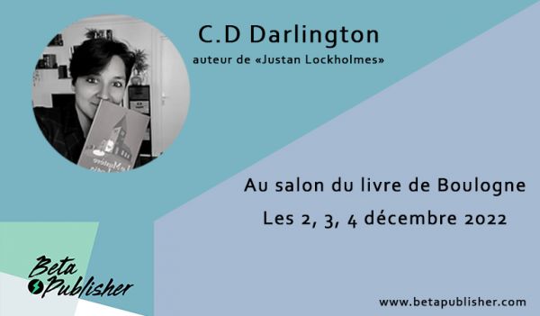 C.D Darlington au salon du livre de Boulogne-Billancourt