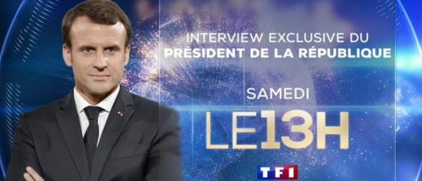 Le Président Emmanuel Macron sera l'invité du JT de 13h de TF1 d'Anne-Claire Coudray samedi en clôture de sa visite d'Etat aux Etats-Unis