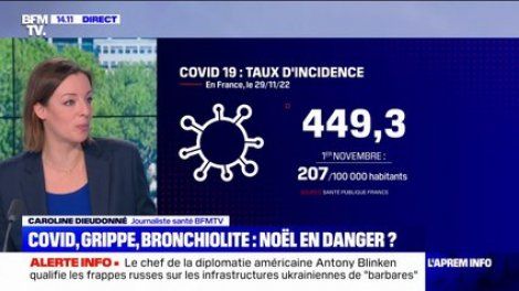 Covid-19, grippe, bronchiolite: le point sur les 3 épidémies qui touchent la France