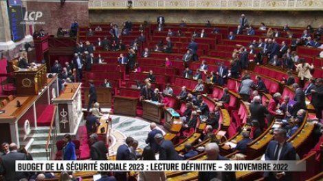 Séance publique à l'Assemblée nationale - Budget de la Sécu : dernière lecture, faute d'accord