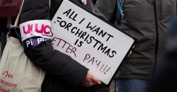 Une grève par jour : au Royaume-Uni, un calendrier de l'Avent de la grogne sociale