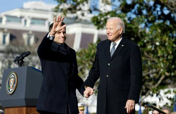 Macron à Biden : "Il nous faut savoir redevenir frères d'armes"