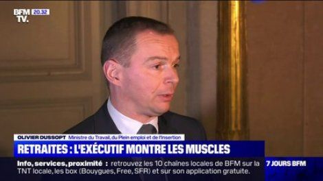 Olivier Dussopt, ministre du Travail sur la réforme des retraites: "Nous pouvons acter un certain nombre de désaccords dans une discussion"