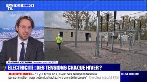 Thomas Veyrenc, directeur exécutif de RTE: "Le risque de coupure va réduire dans les prochaines années"